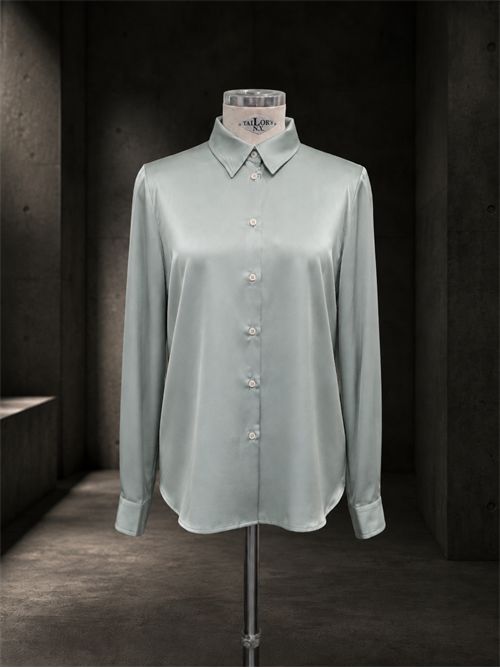 Camicia morbida raso MARELLA EMME | EMMEDROVERDE MENTA